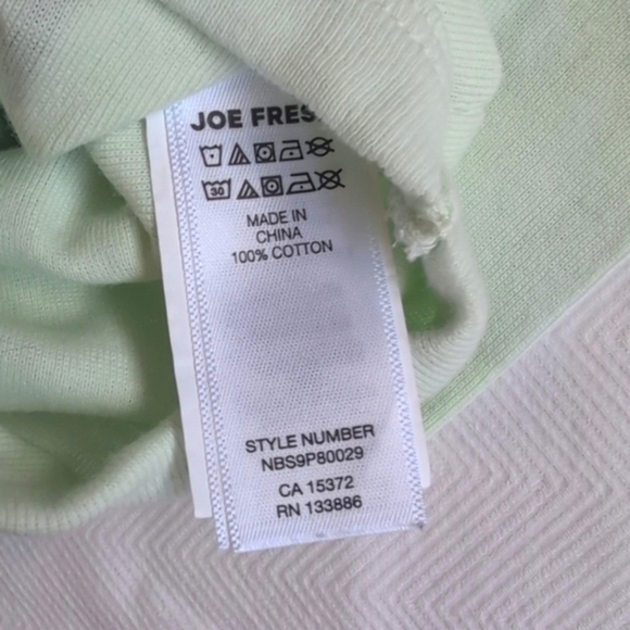 joe fresh pastel green snap kimono style long sleeve bodysuit 3-6 months baby - Picture 6 of 6